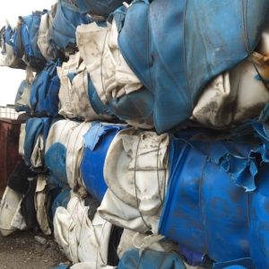 HDPE drum scrap