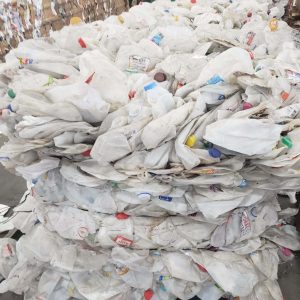 HDPE milk bottle scrap